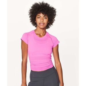 Lululemon Swiftly Tech Short Sleeve Crew | Women’s Size 12 – Pow Pink Light